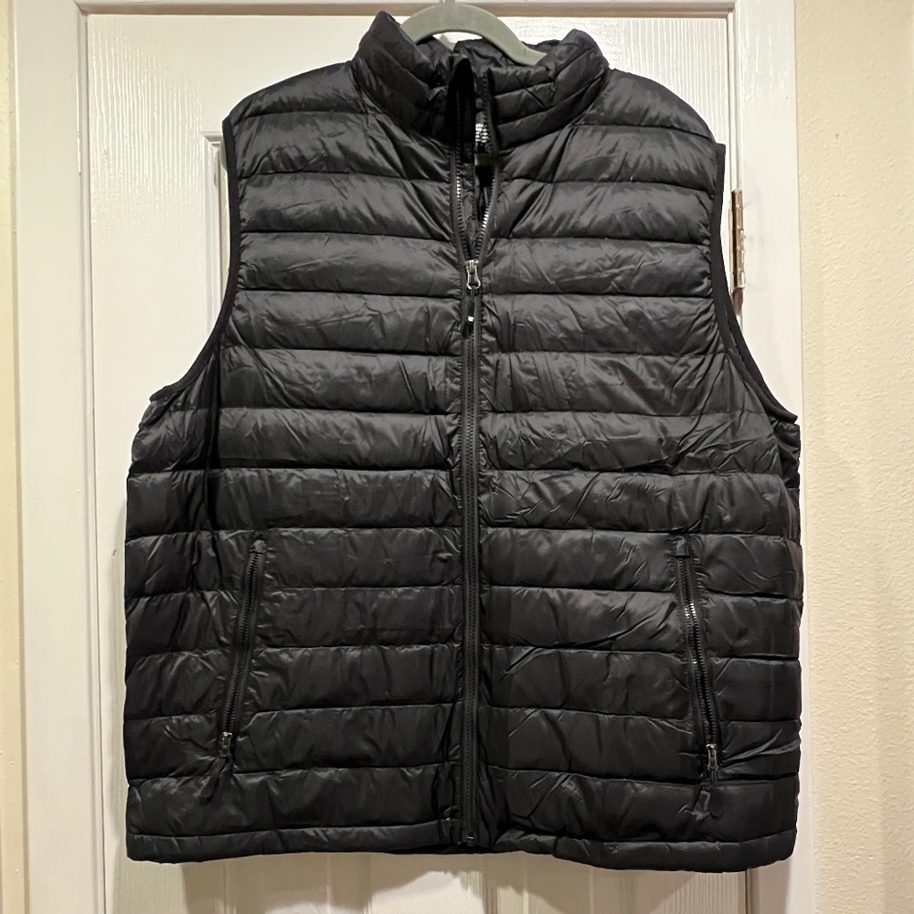 Weatherproof 32 Degrees HEAT Men’s Zip-Up Vest - Black - XL - NWOT